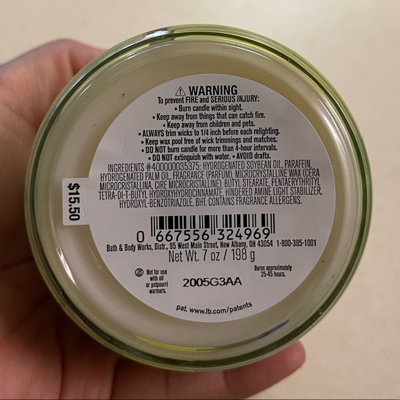 NWT Bath & Body Works Single Wick Candle ISLAND MARGARITA - Picture 3 of 3